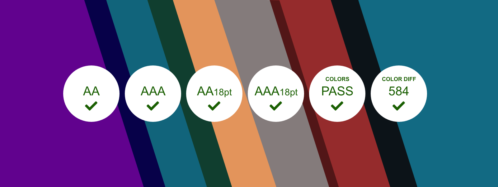 Colors labeled according to user accessibility